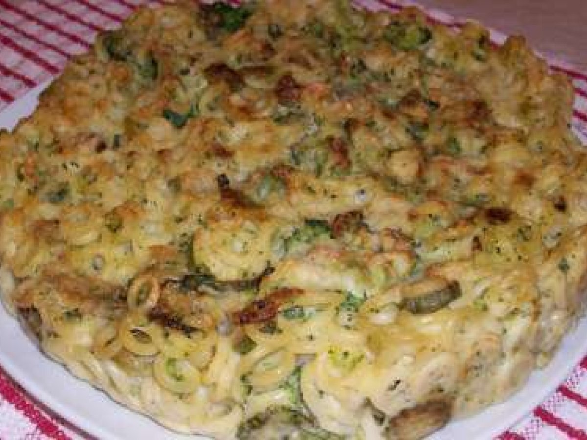 Sformato con broccoli e zucchine