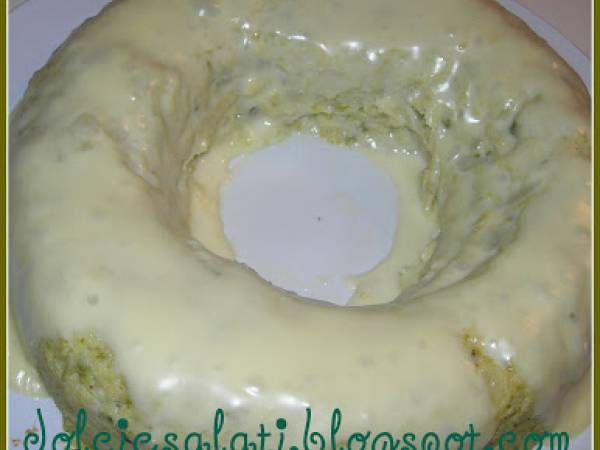 Sformato di broccoli con fonduta