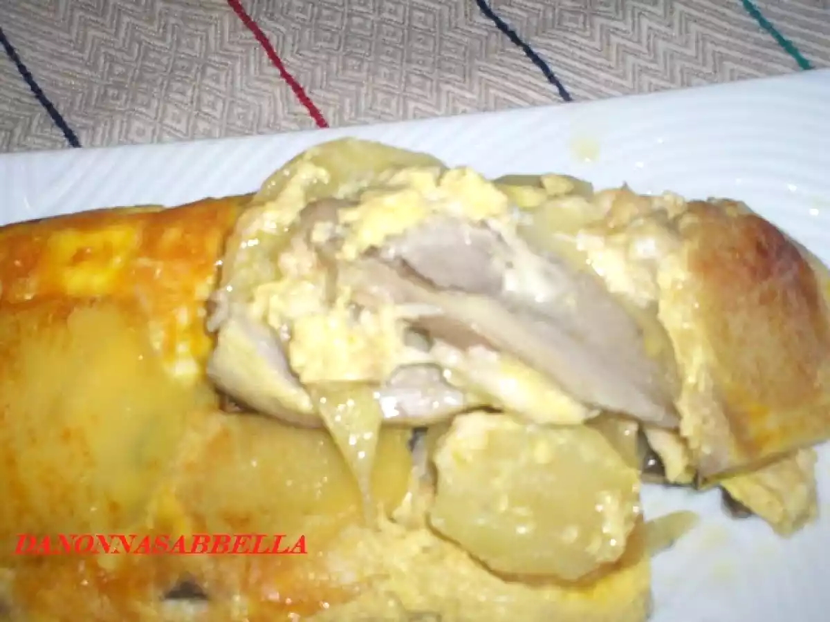 SFORMATO DI PATATE E FUNGHI PLEUROTUS A MODO MIO