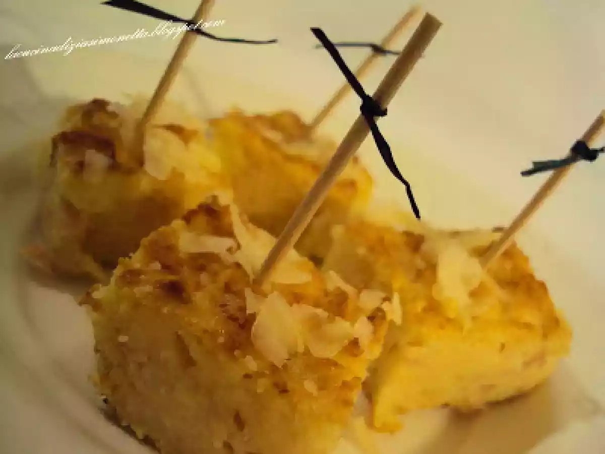 Sformato di patate, prosciutto cotto e gruyère