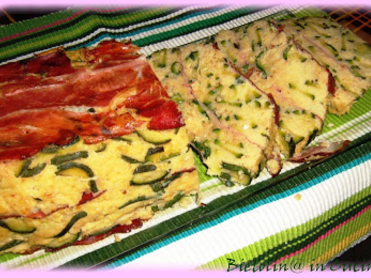 SFORMATO di PATATE, ZUCCHINE e SPECK - foto 3