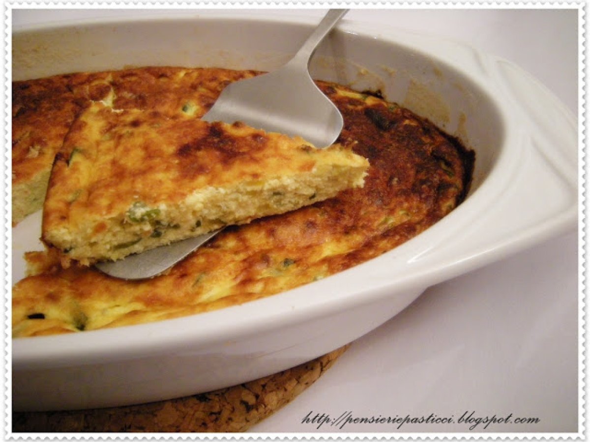 sformato di ricotta e zucchine