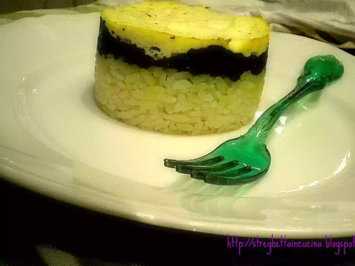 Sformato di riso con ricotta e spinaci