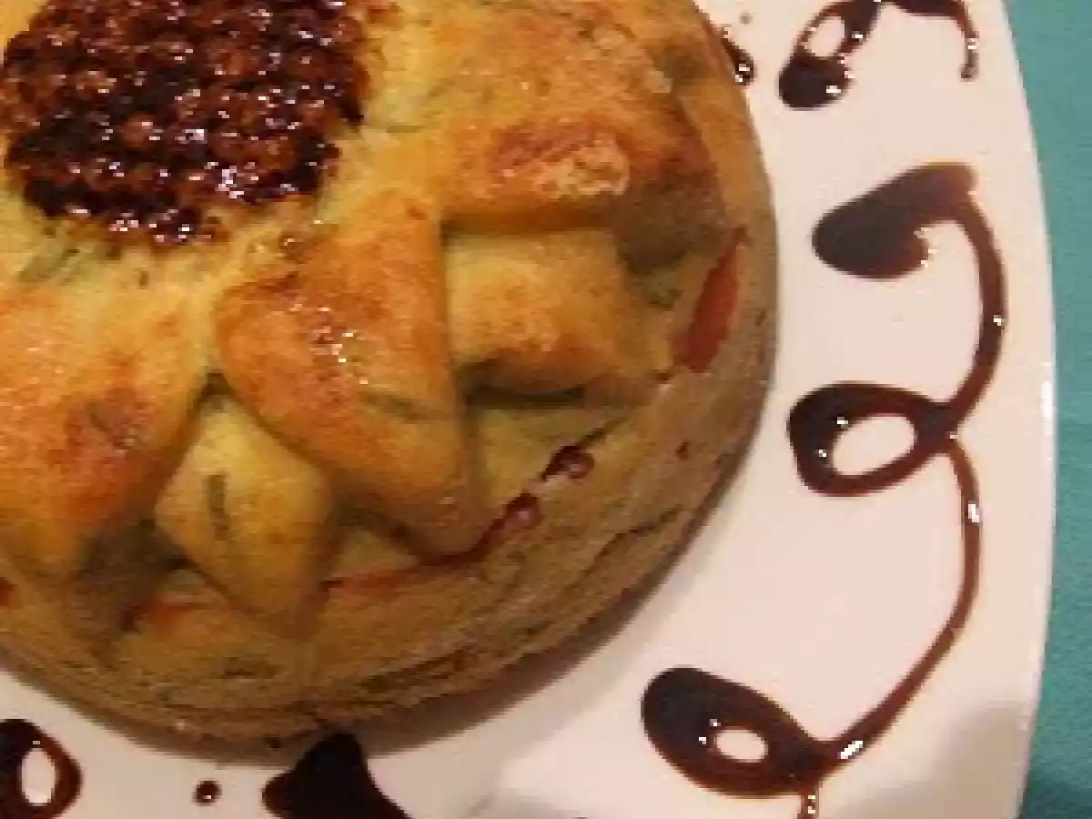 Sformato di zucchine e speck