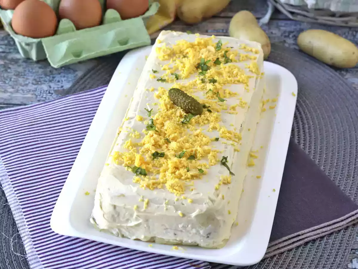 Sformato freddo di tonno, patate e maionese - foto 2