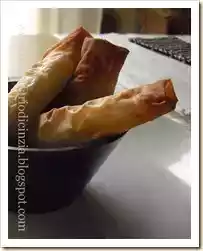 Sigari di pasta fillo alla feta