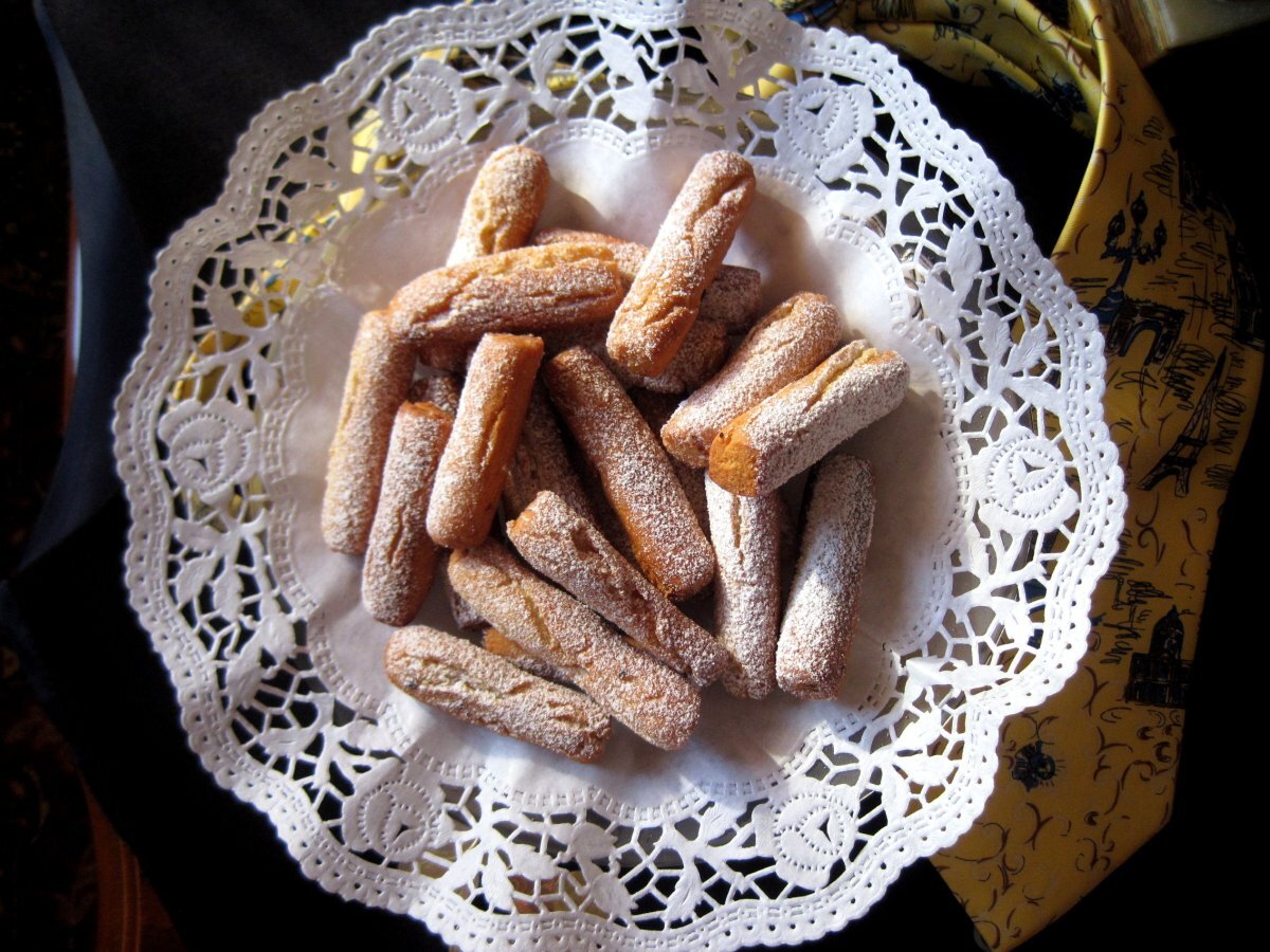 Sigarini all' arancia - Orange Cigar biscuits