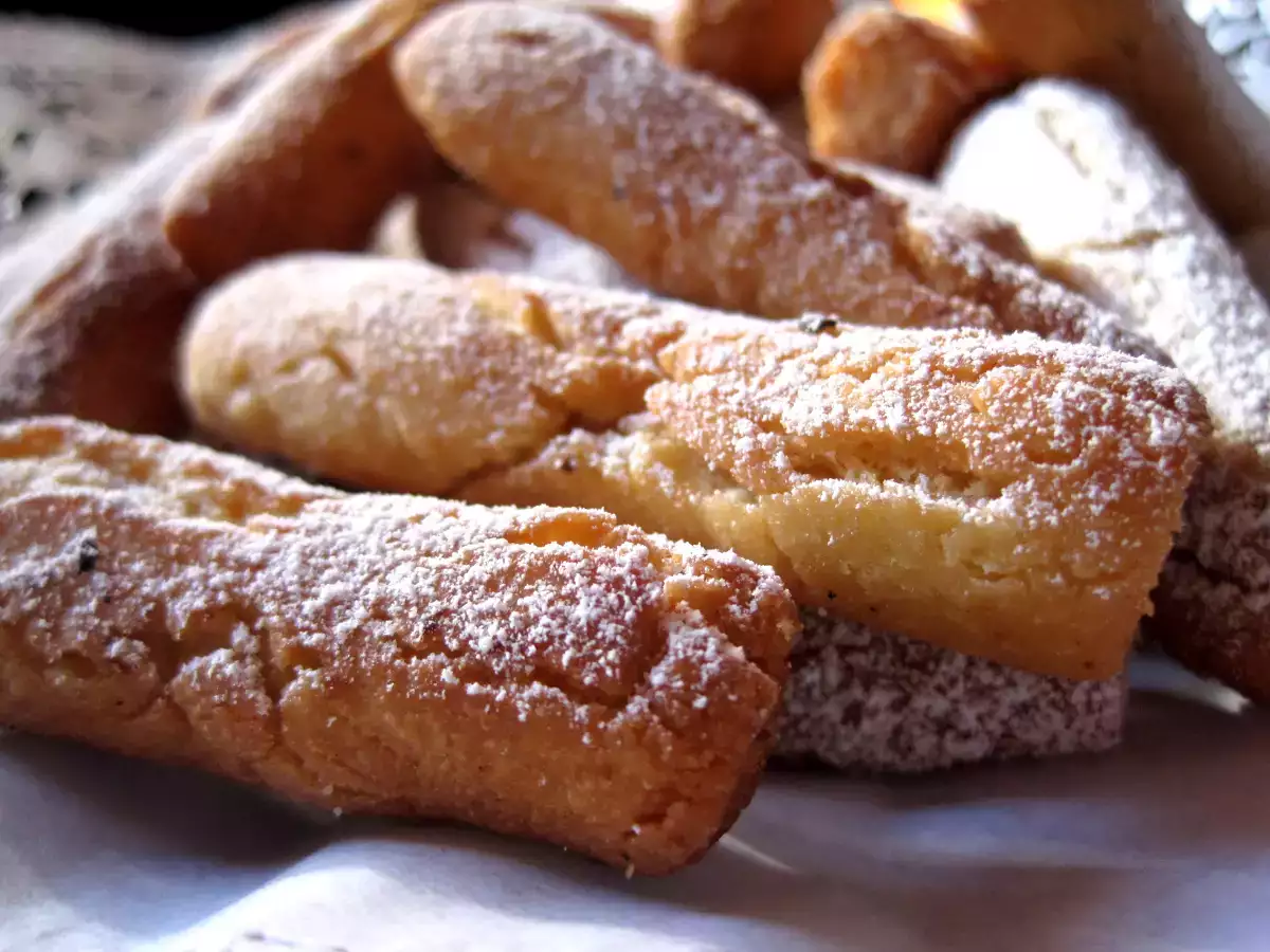 Sigarini all' arancia - Orange Cigar biscuits - foto 3