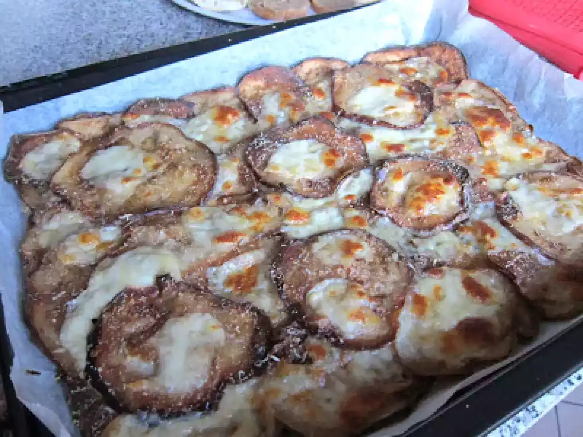 Simil pizza bianca di melanzane