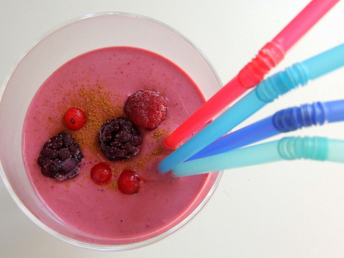 Smoothie ai frutti di bosco