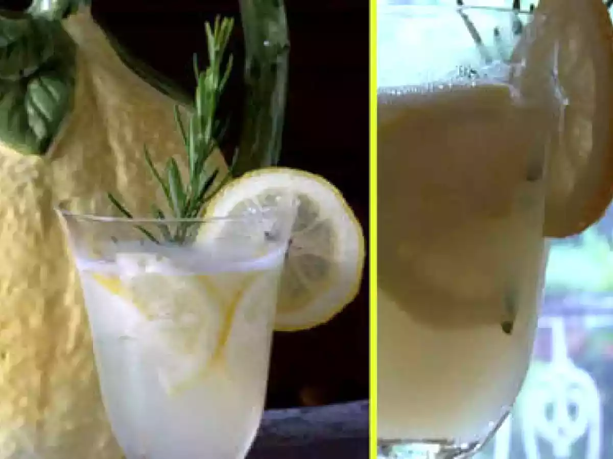 SMOOTHIES ALLA PESCA (Bellini analcolico), ALL'ANANAS TROPICAL e
