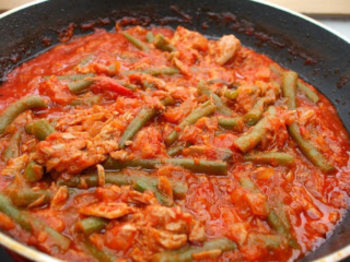 Soba al sugo di tonno con fagiolini verdi - foto 3