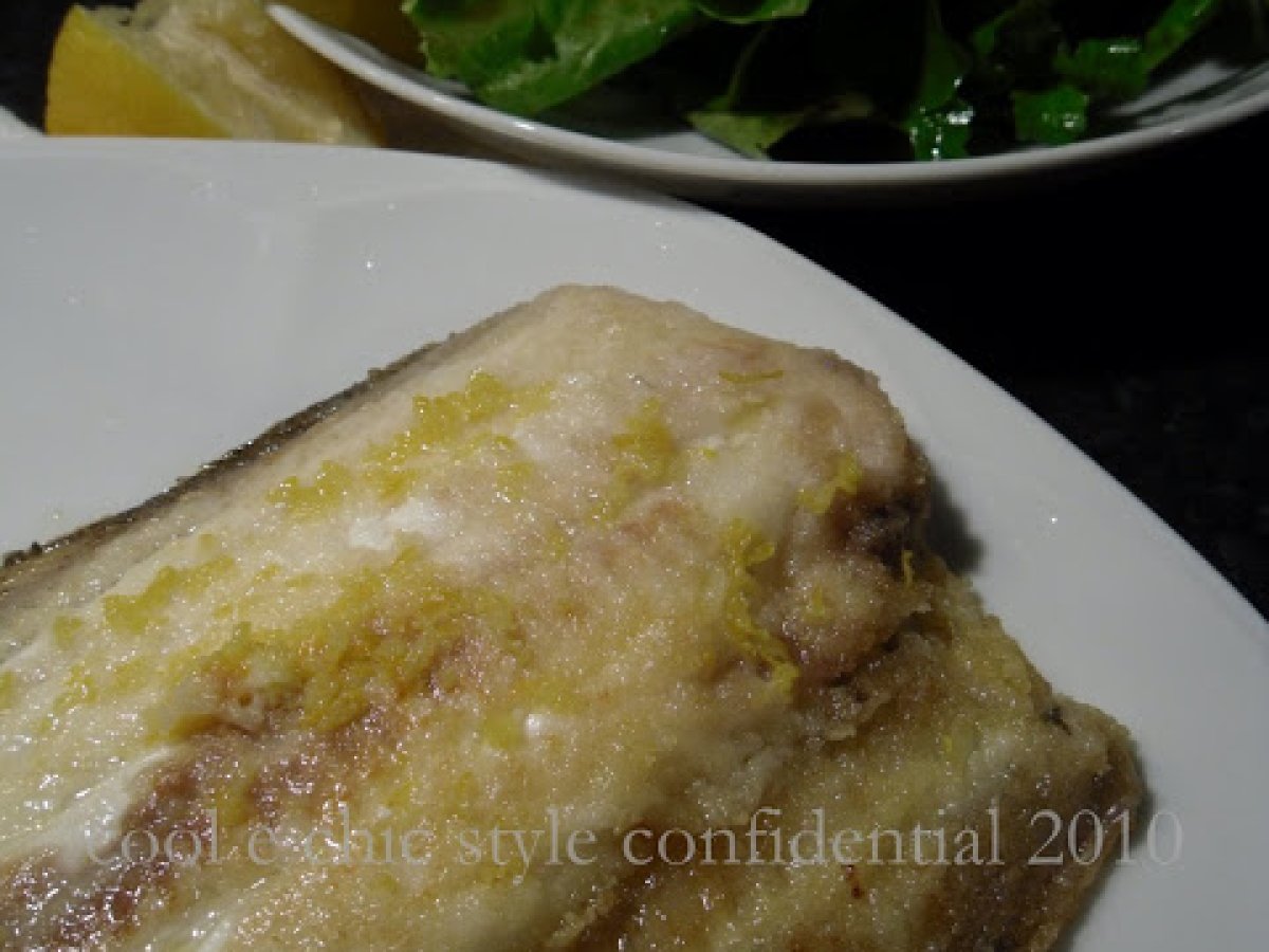 SOGLIOLA AL BURRO E LIMONE
