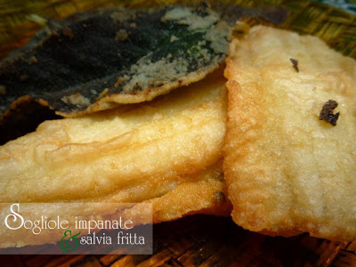 Sogliole impanate