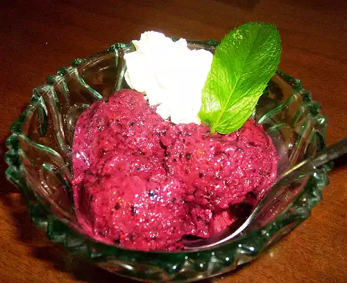 Sorbetto ai frutti di bosco