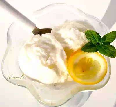 Sorbetto al limone senza gelatiera