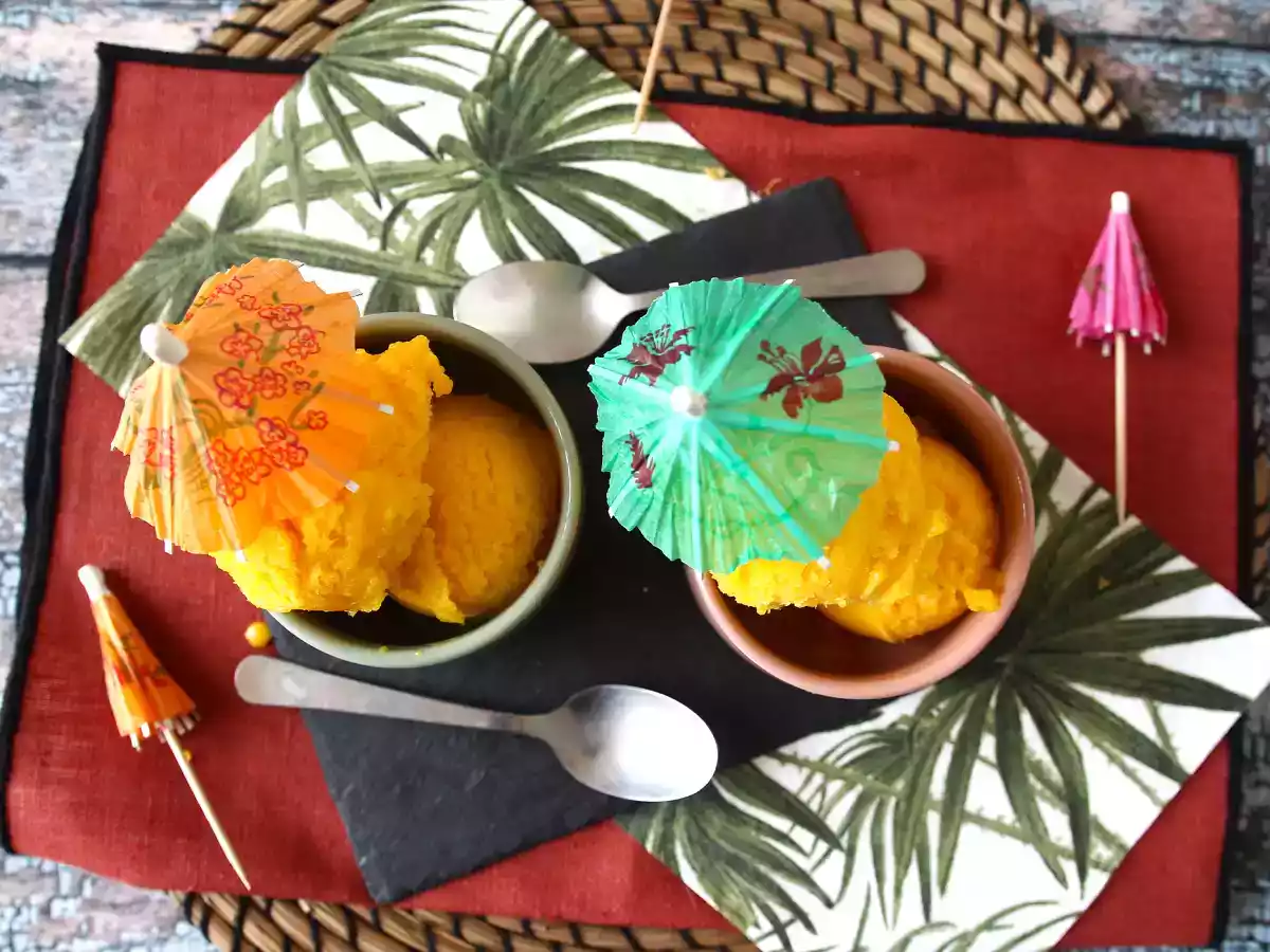 Sorbetto mango e lime: solo 3 ingredienti e pronto in 5 minuti! - foto 5