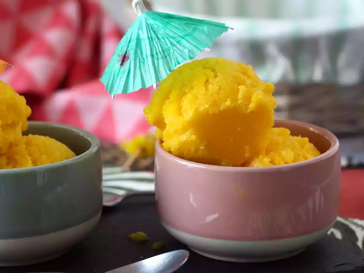 Sorbetto mango e lime: solo 3 ingredienti e pronto in 5 minuti! - foto 6