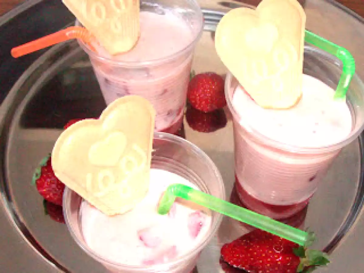 Sorbetto yogurt e fragola - foto 3