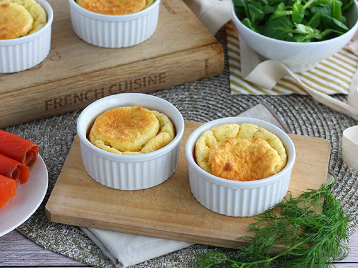 Soufflé al salmone affumicato