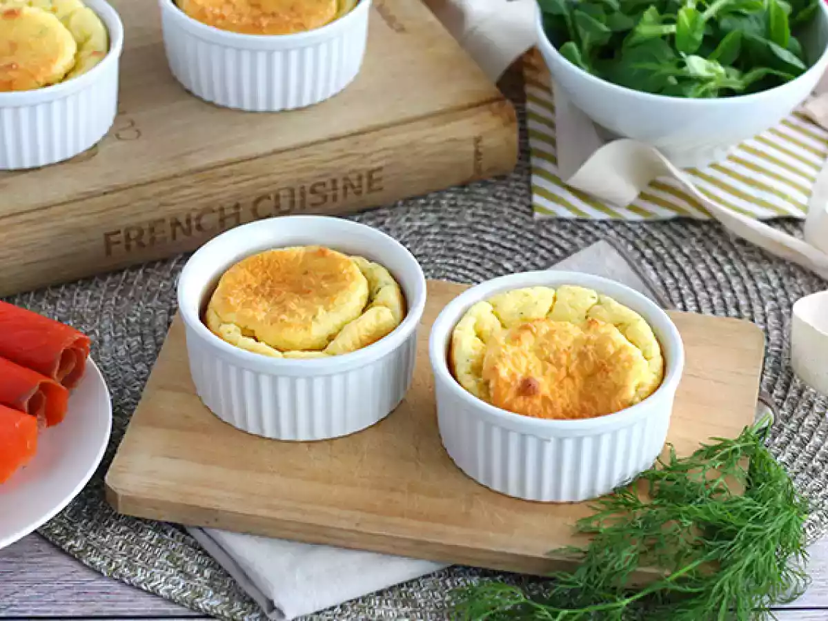 Soufflé al salmone affumicato