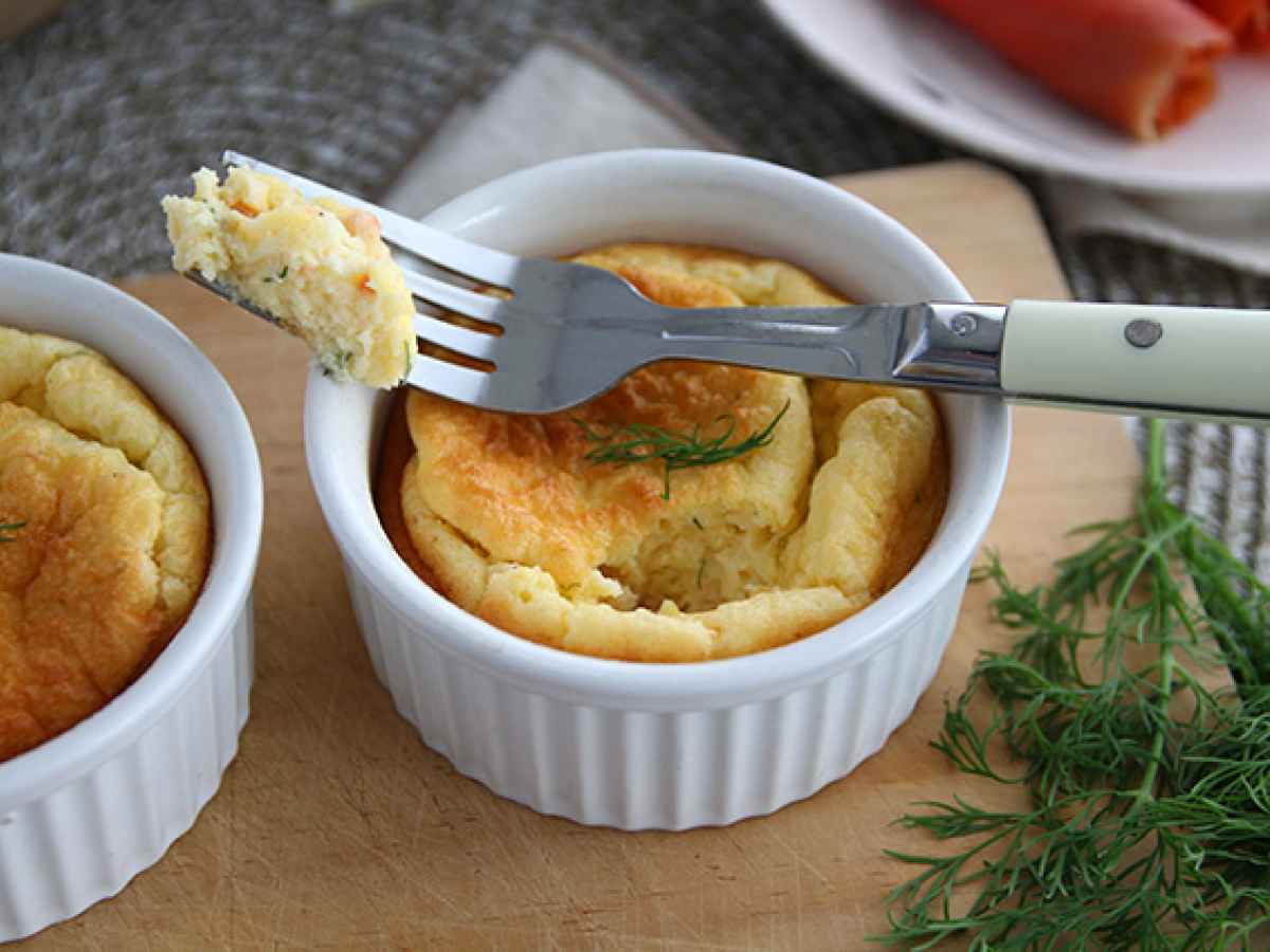 Soufflé al salmone affumicato - foto 2