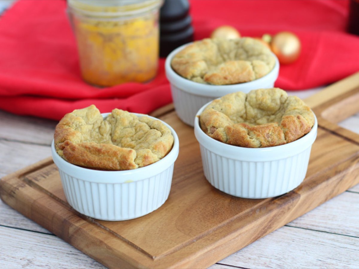 Soufflé di foie gras