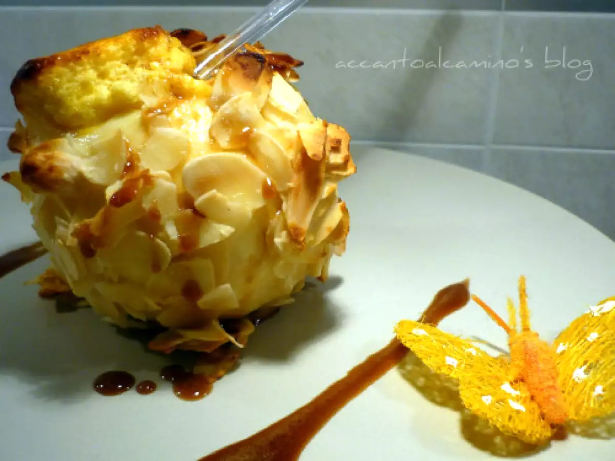 Soufflè di ricotta di kefir nella mela avvolta in mantello croccante - foto 2