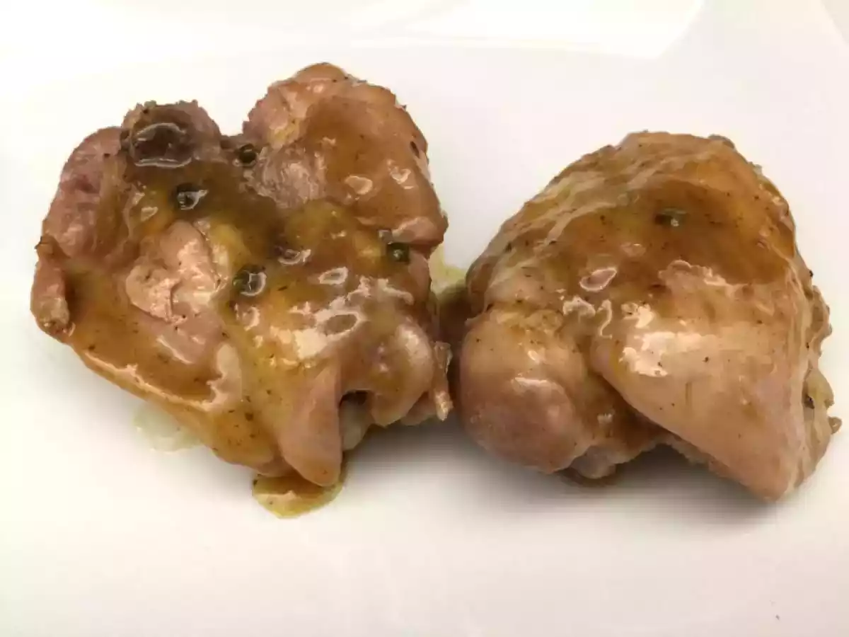 Sovra cosce di pollo al profumo d’arancia