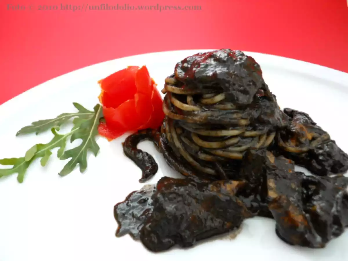 Spaghetti al nero di seppia
