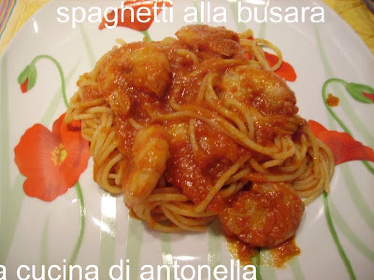 Spaghetti alla busara a modo mio