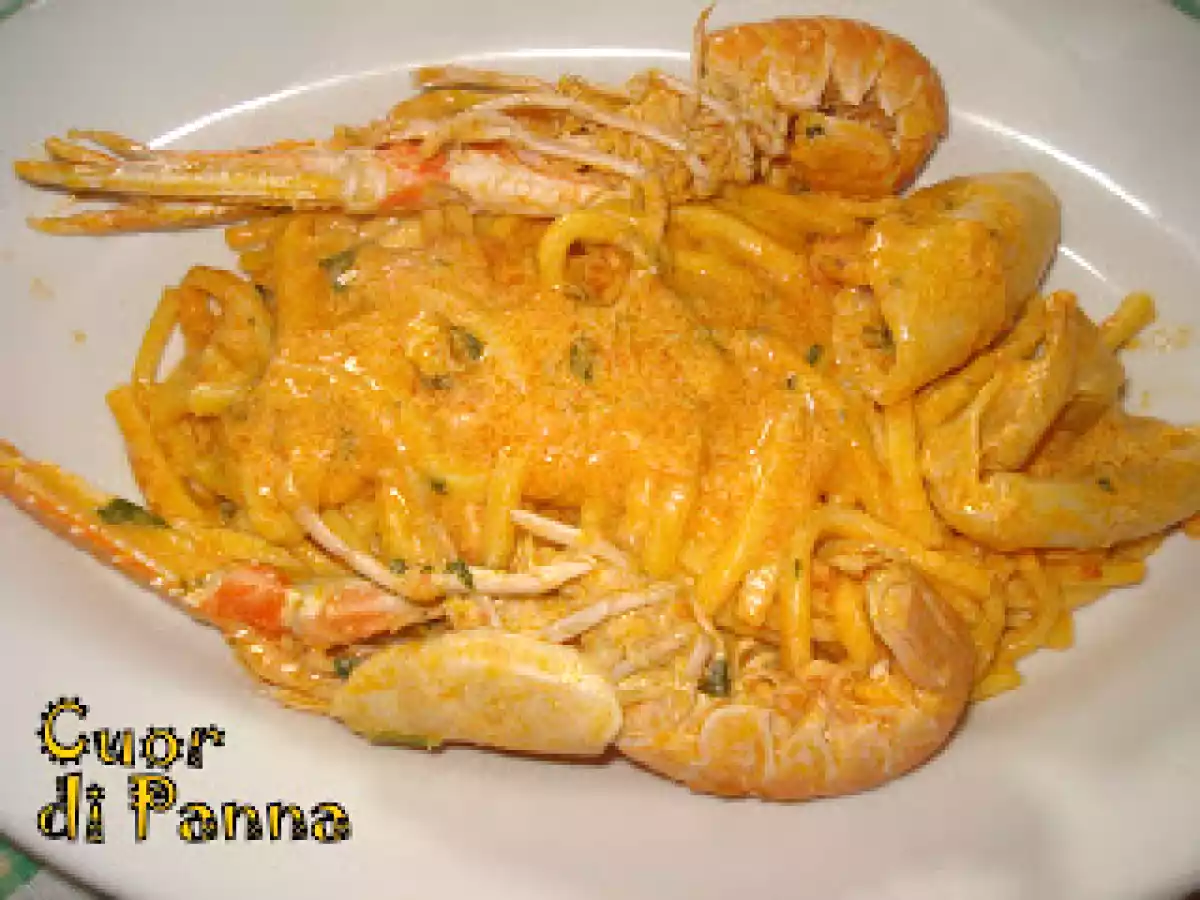 Spaghetti alla chitarra agli scampi rosè - foto 2