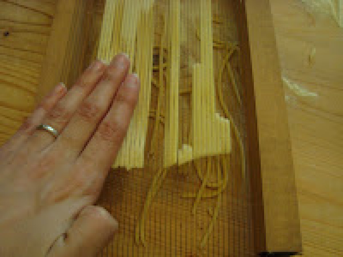 Spaghetti alla chitarra con gamberi e ginseng - foto 13