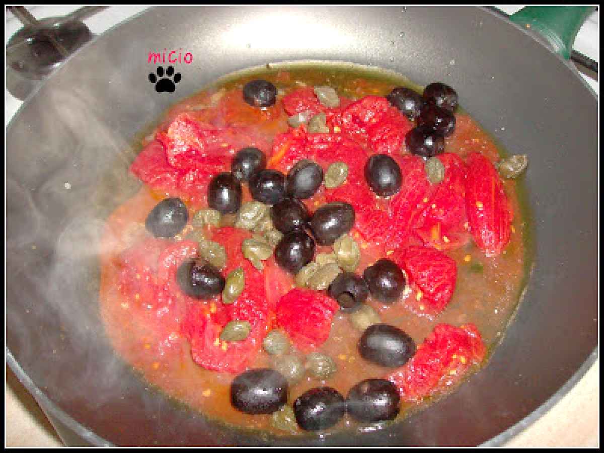 Spaghetti alla puttanesca ricetta classica, foto 1