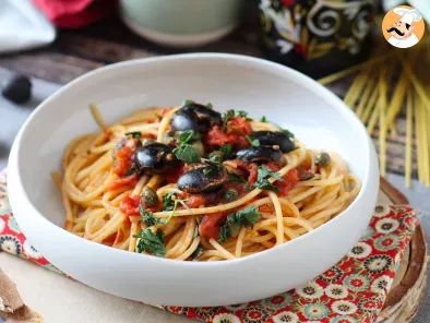 Spaghetti alla puttanesca, un primo piatto velocissimo e gustoso - foto 3