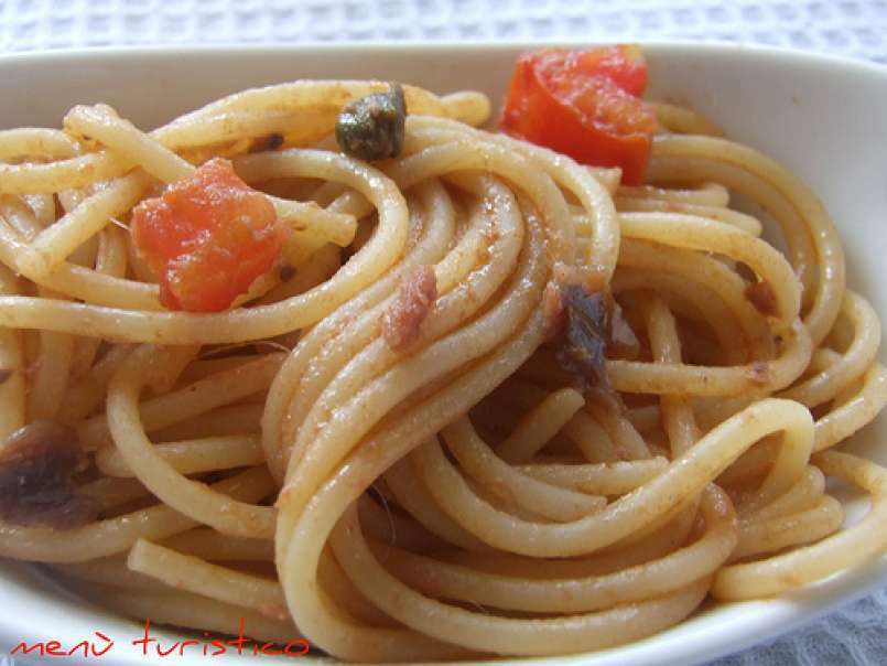 Spaghetti alle acciughe sotto sale, foto 3