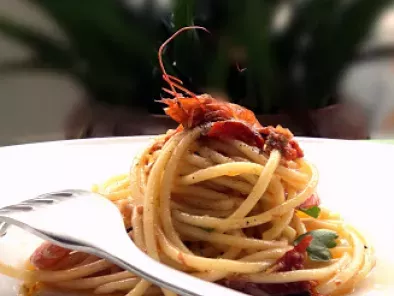 Spaghetti con le Mazzancolle