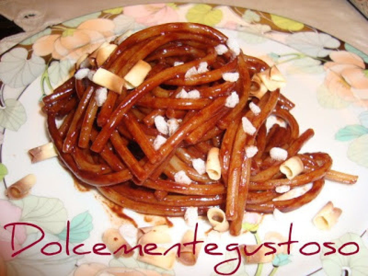 Spaghetti con nutella!
