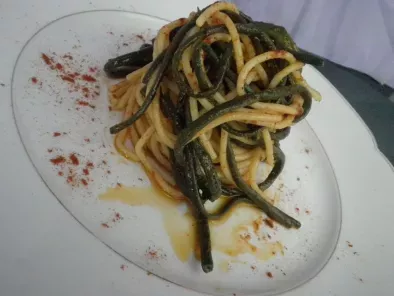 Spaghetti dell’Orcia con fagiolini metro e peperoncino dolce, foto 6