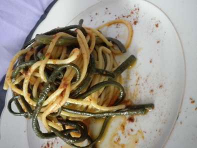 Spaghetti dell’Orcia con fagiolini metro e peperoncino dolce, foto 8