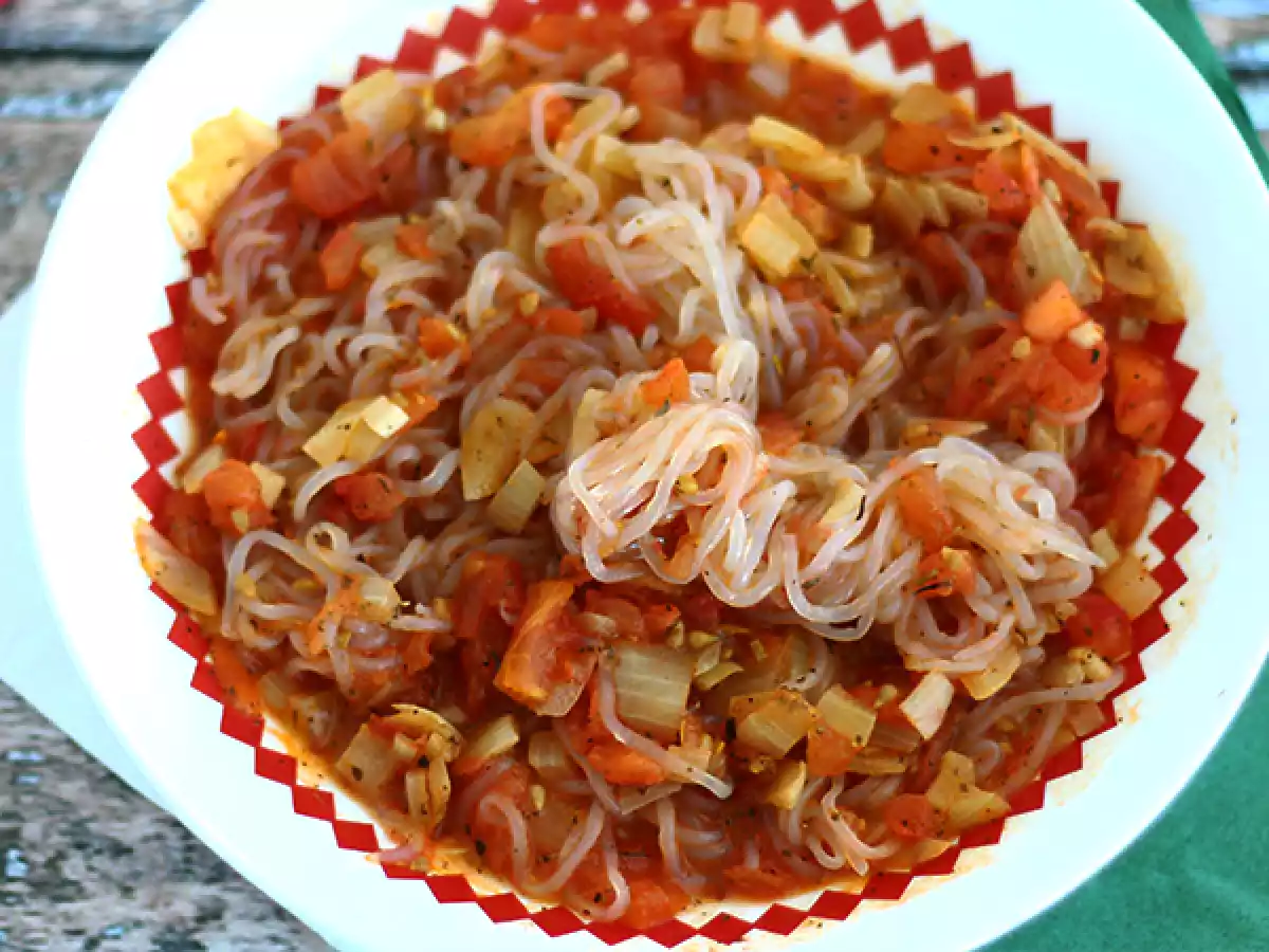 Spaghetti di konjac alla provenzale - foto 2