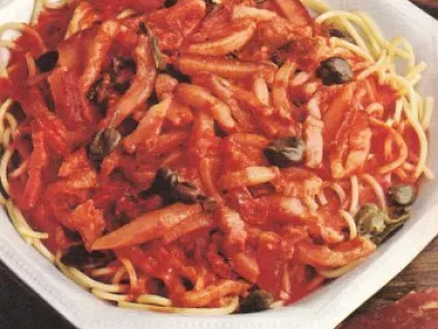 Spaghetti piccanti alla calabrese