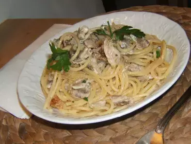 Spaghetti sarde e bottarga di muggine