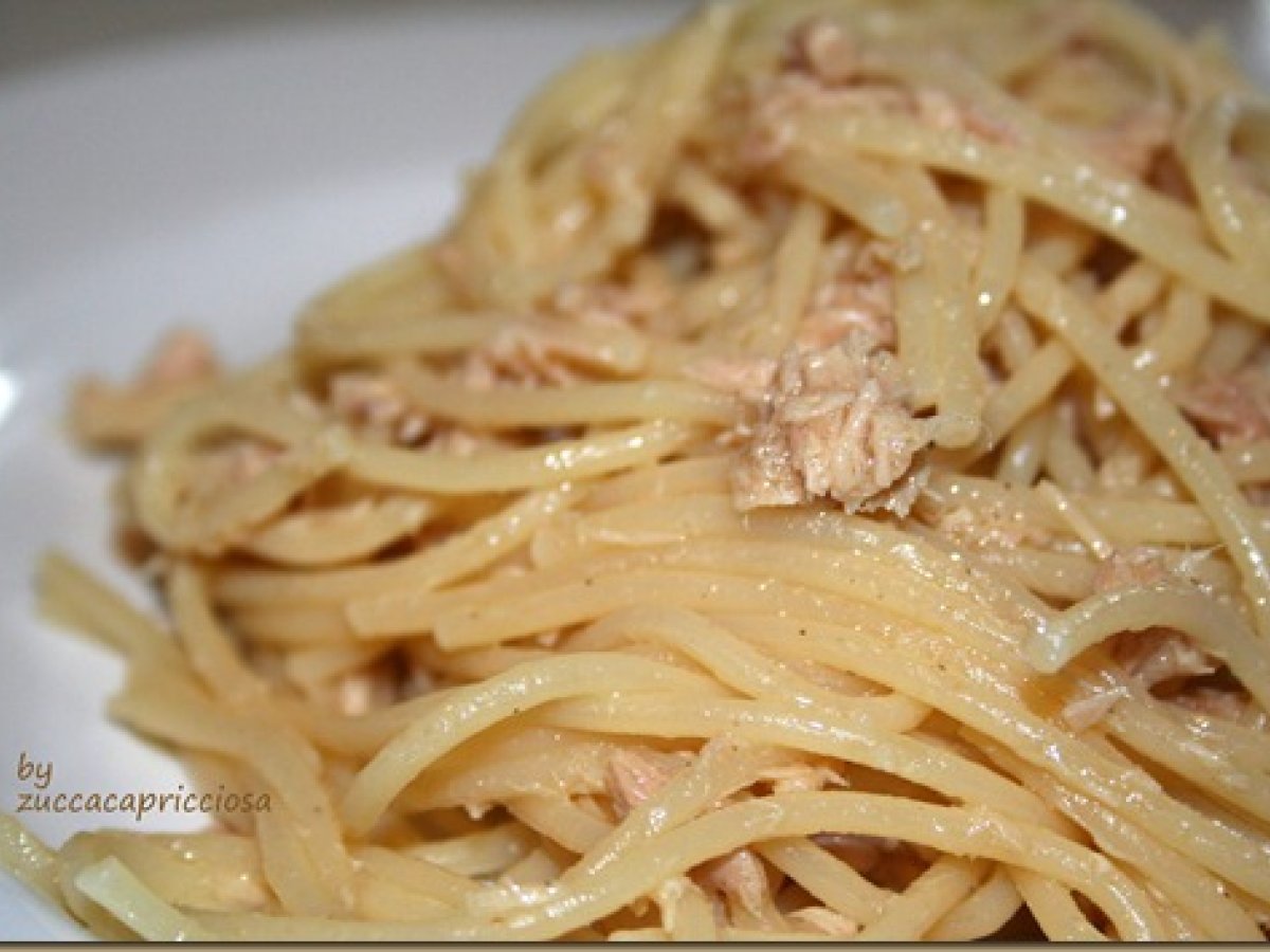 Spaghetti tonno e limone