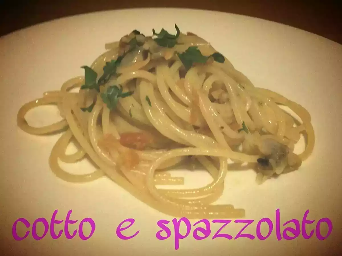 Spaghetti vongole e bottarga