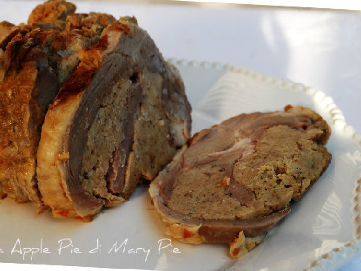 Spalla di agnello farcita