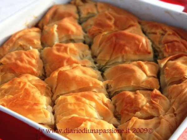 Spanakopita aka torta salata con spinaci e feta, foto 3