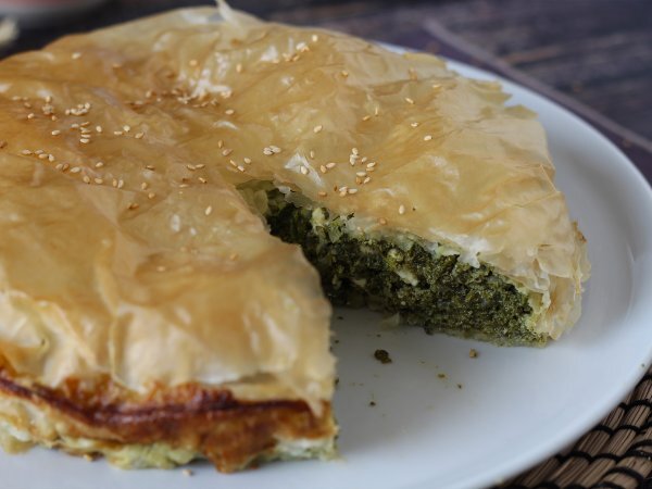Spanakopita, la facilissima torta salata greca con spinaci e feta, foto 2
