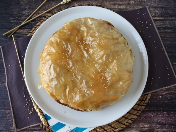 Spanakopita, la facilissima torta salata greca con spinaci e feta, foto 4