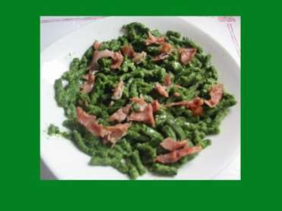 Spatzle (gnocchetti tirolesi con panna e speck) - foto 3